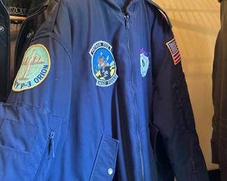 Vintage-style MA-1 Flight Jacket with patches 