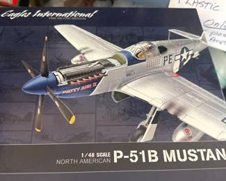 Eagles International 1:48 Scale die-cast model of a North American P-51B Mustang