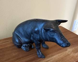 Cast Iron Piggy Bank
