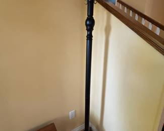 Black Wood Coat Rack