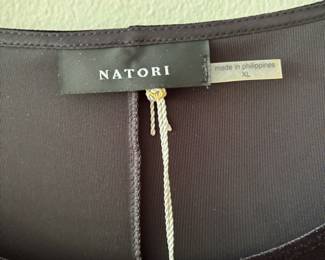 Natori Black Velvet Lounger Maxi Dress – Size XL