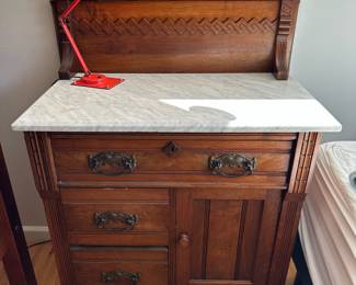 Marble Top Wash Stand