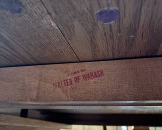 Walter of Wabash Oval Oak Dining Table with Chairs