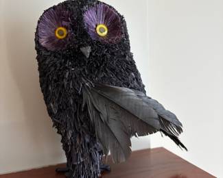 Black Owl Halloween Decoration