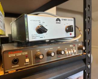 McKay Dymek Control Box – Model DA100D, Heathkit Active Audio Filter Mixer – HD-1418