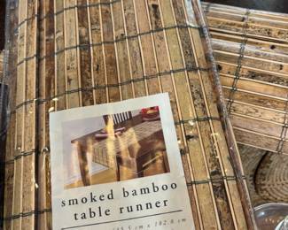 Smoked Bamboo Table Runners