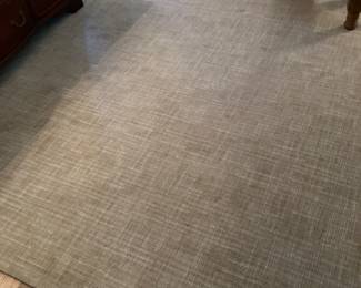 Rug neutral color match almost any decor 12x12