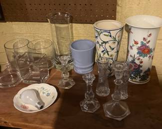Assorted vases