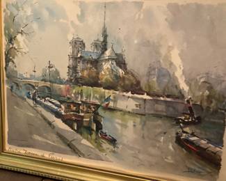Notre dame print