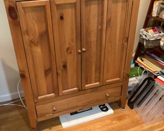 Pine wardrobe