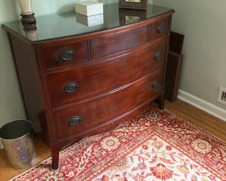 Dresser, mahogany dresser floral rug