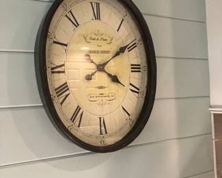 Rustic wall, Clock