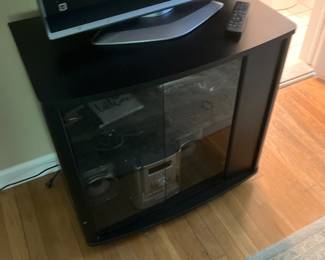 Tv and tv cabinet
