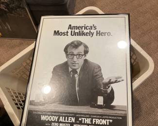 Woody Allen framed poster