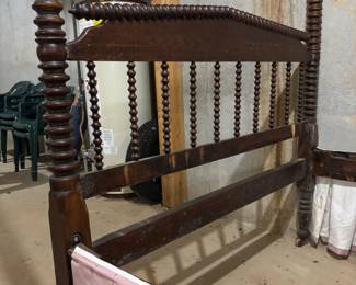 Vintage Jenny Lind Style 4 Poster Double Bed