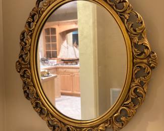 Antique Carved Gilt Mirror