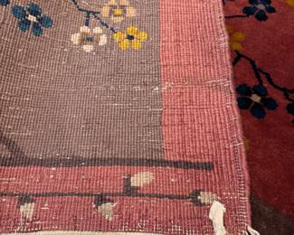 Gorgeous Antique Chinese Art Deco Nichols Rug | Measures 9'1 x 11'8 Handwoven
