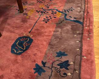 Gorgeous Antique Chinese Art Deco Nichols Rug | Measures 9'1 x 11'8