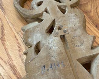 Pair Italian Gilded Carved Wooden Candle Sconces