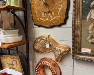 Copper pans, art and more