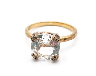 Sterling 925 Ring w/ Clear Gemstone
