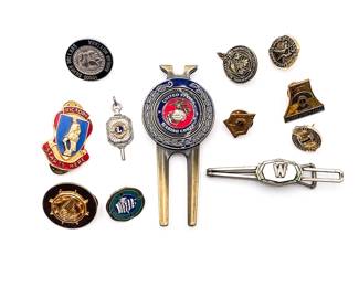 1970s Vintage Pins & Military Insignia Lot