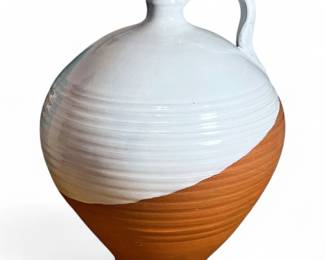 A. Naharro Two-Tone Terracotta Vase
