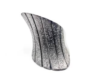 Jacmel Mauritius Italy 925 Sterling Silver Wide Band Ring