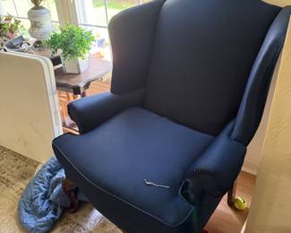 Lovely winged back chair