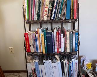 Books and bookstand