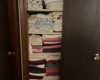 Lots of linens