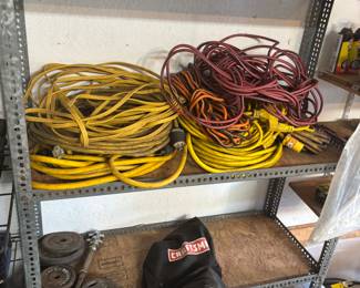 Heavy duty extension cords and weights