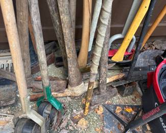 Gardening, tamper, pick axe, axes,