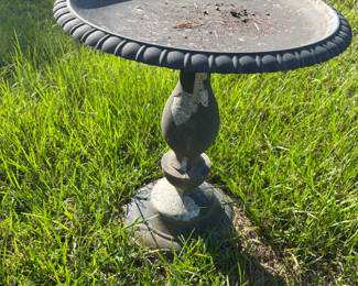 Metal bird bath $45.00