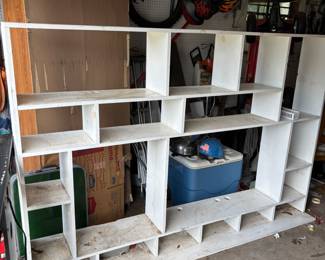 White shelving unit $75.00