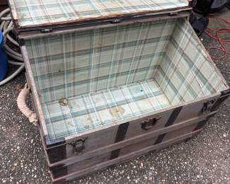 Large trunk 33.5”w 19”d 22.5”t $125.00