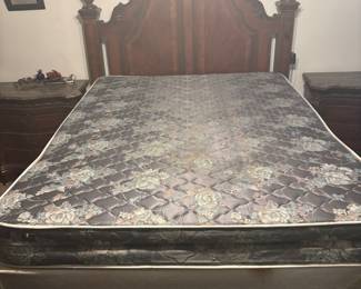 Queen Bed $350.00
6 piece set $1,200.00
Bed, 2 nite stands, chest, armoire, dresser w mirror