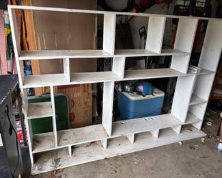 White shelving unit $75.00