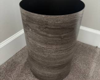faux stone plastic rubbish bin 14 1/2” x 10”-$20