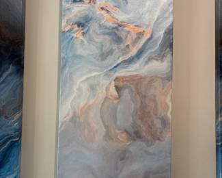 three panel print each 39” x 19 1/2”-$190 set