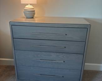Copeland Furniture Company Dresser -$600 37” x 35” x 15"- white lamp with shade 15”-$60