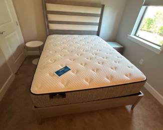 Copeland Furniture Company Queen Bed frame and headboard-$400 Kingsdown Mattress and platform-$475
