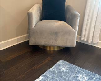 Armed Barrel Chair-$220