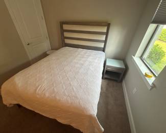 Copeland Furniture Company Queen Bed frame and headboard-$400 Kingsdown Mattress and platform-$475