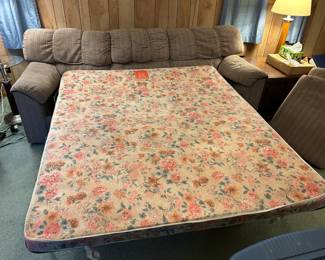 sleeper sofa pulled out