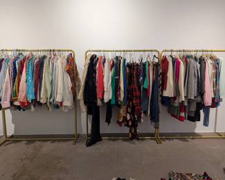 Example of a small portion of vintage clothing available