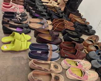 Large collection of shoes 