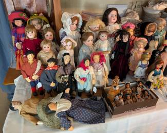 Dolls, antique dolls, shaker dolls