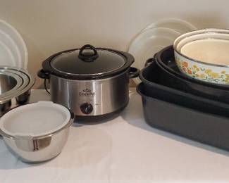 Rival Crock Pot, Roasters, 2 Mixing Bowl Sets