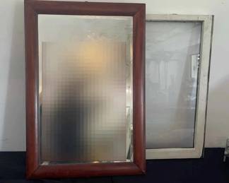 Single Pain Window And Heavy Vintage Mirror